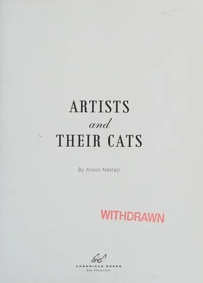Artists and Their Cats — dewey-pub:Chronicle Books