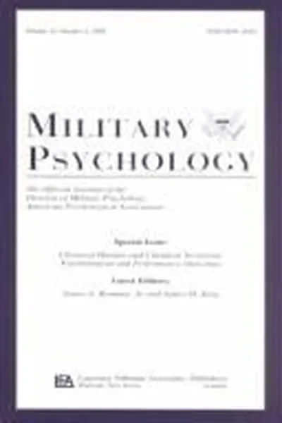 Chemical Warfare and Chemical Terrorism: Psychological and Performance Outcomes: a Special Issue of military Psychology Romano, James A, Jr — dewey-135