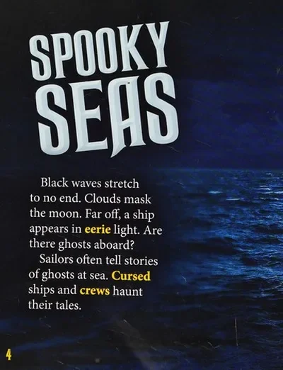 Ghosts at Sea - Large Print Fleming, Dana — dewey-133