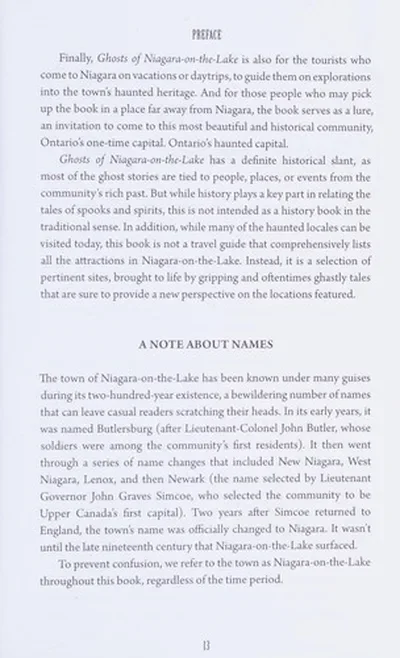 Ghosts of Niagara-On-The-Lake