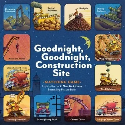 Goodnight, Goodnight, Construction Site Matching Game: (Matching Games for 2-4 Year Olds, Matching Games for Kids, Memory Matching Games) Rinker, Sherri Duskey — dewey-pub:Chronicle Books