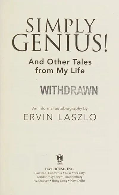 Simply Genius!: And Other Tales from My Life — dewey-pub:Hay House