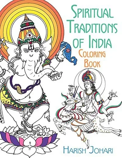 Spiritual Traditions of India Coloring Book — dewey-pub:Destiny Books