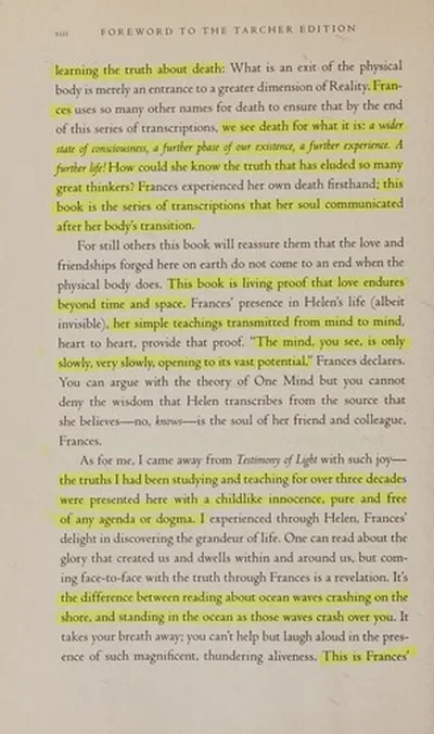 Testimony of Light: An Extraordinary Message of Life After Death