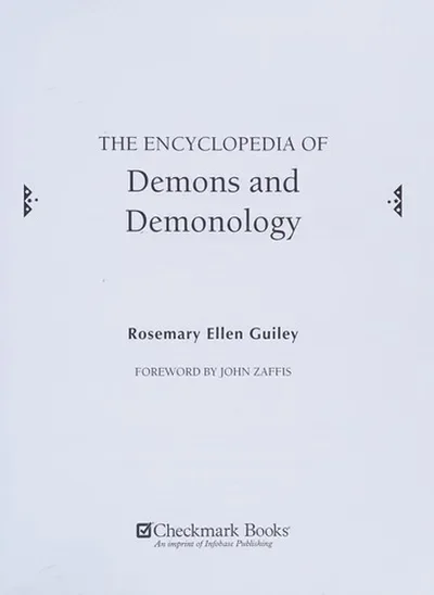 The Encyclopedia of Demons and Demonology