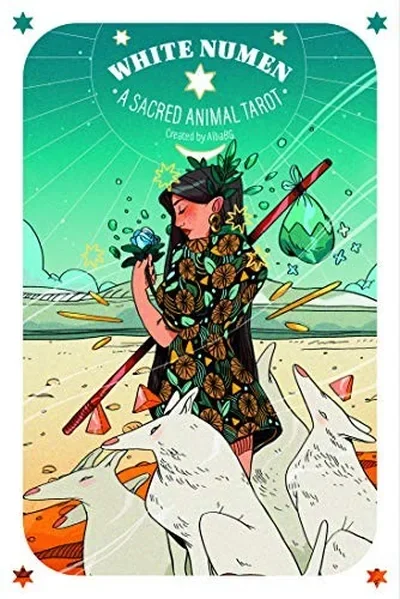 White Numen: A Sacred Animal Tarot Deck: A 78-Card Tarot Deck with Guidebook (Co-Edition) — dewey-133