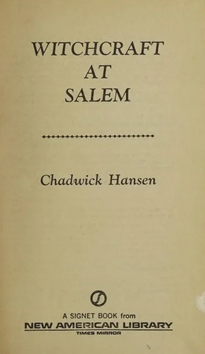 Witchcraft at Salem — dewey-133